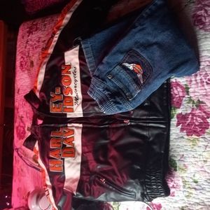 Child's Harley Davidson Jacket& jeans